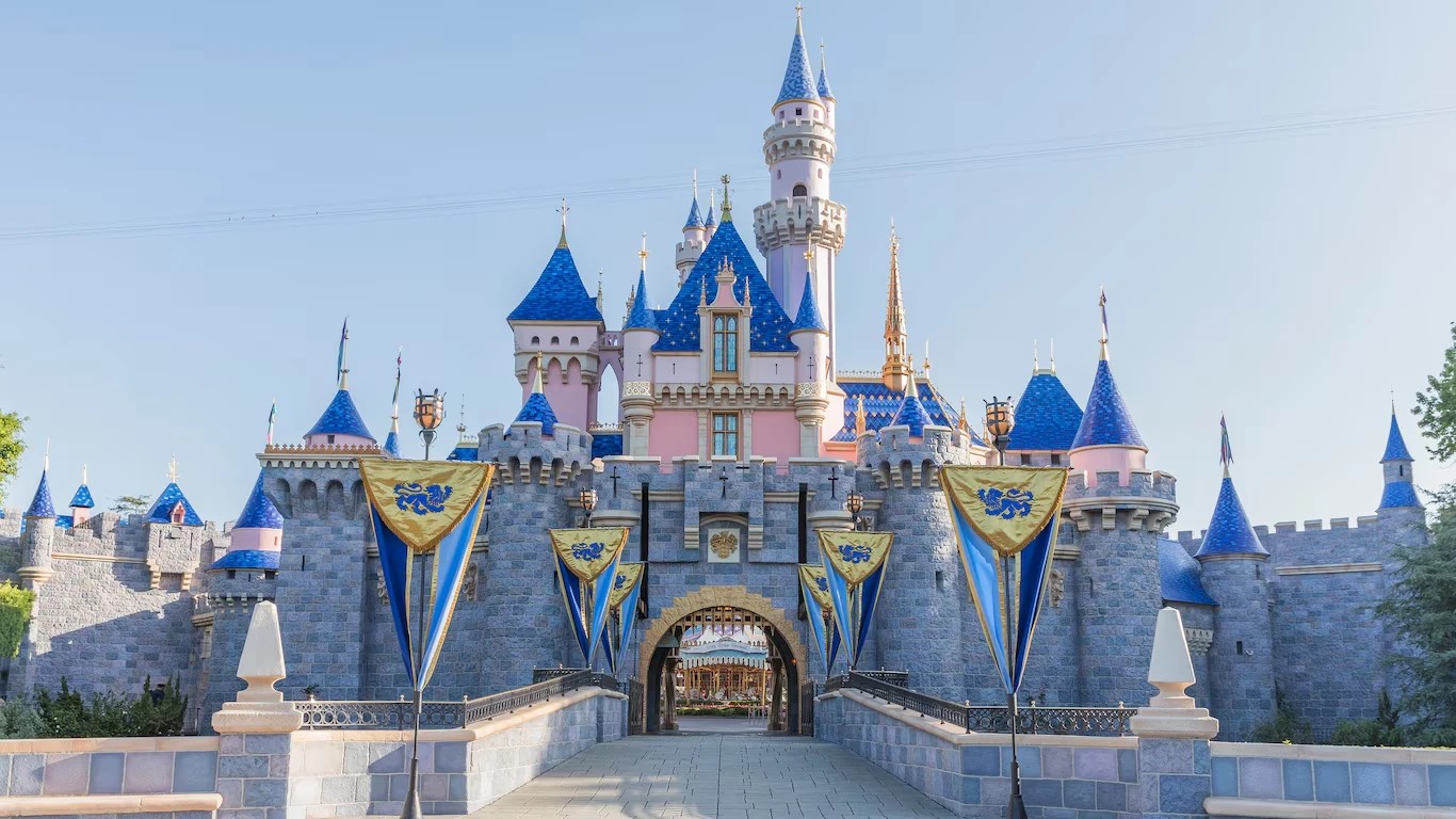 Disney destinations travel guide banner Anaheim Orlando worldwide