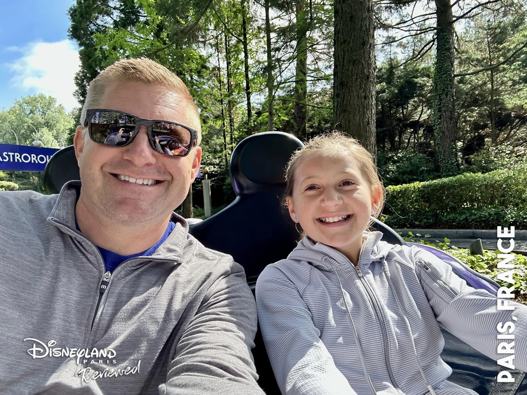 Blake and his daughter during a Disney trip